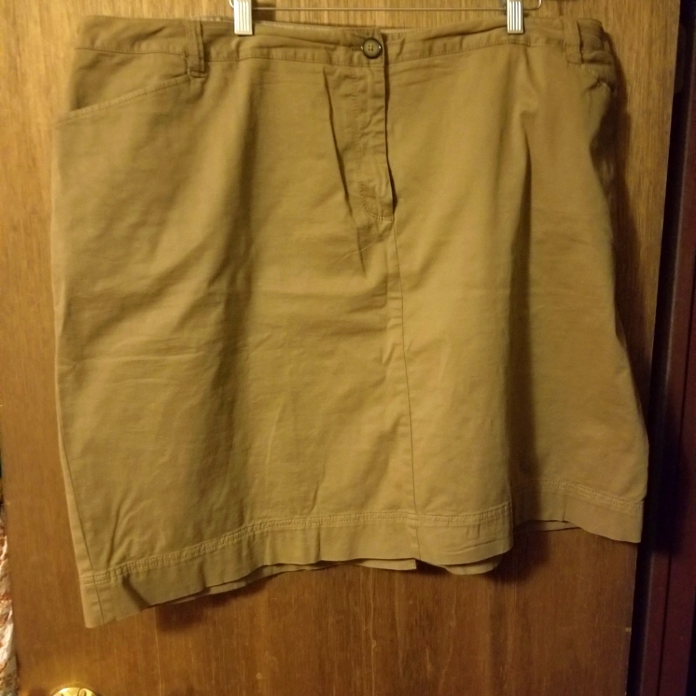 Lands End Plus Size 24W Skirt